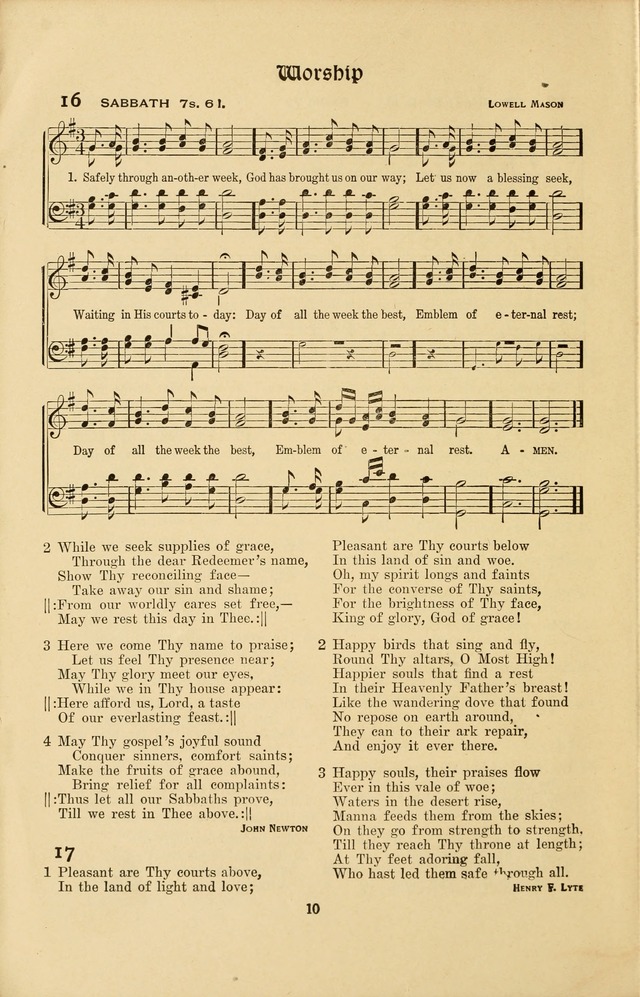 Montreat Hymns: psalms and gospel songs with responsive scripture readings page 10