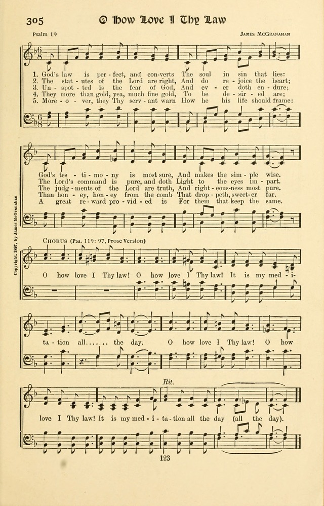 Montreat Hymns: psalms and gospel songs with responsive scripture readings page 123