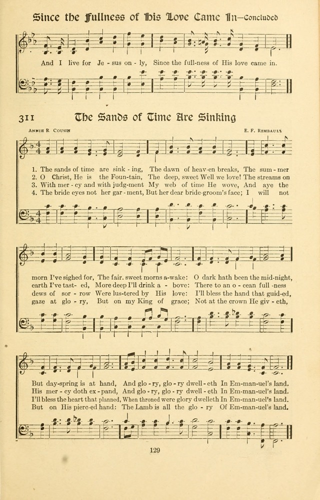 Montreat Hymns: psalms and gospel songs with responsive scripture readings page 129