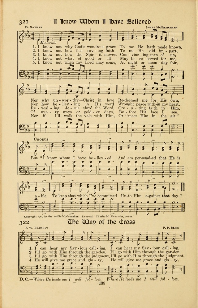 Montreat Hymns: psalms and gospel songs with responsive scripture readings page 138