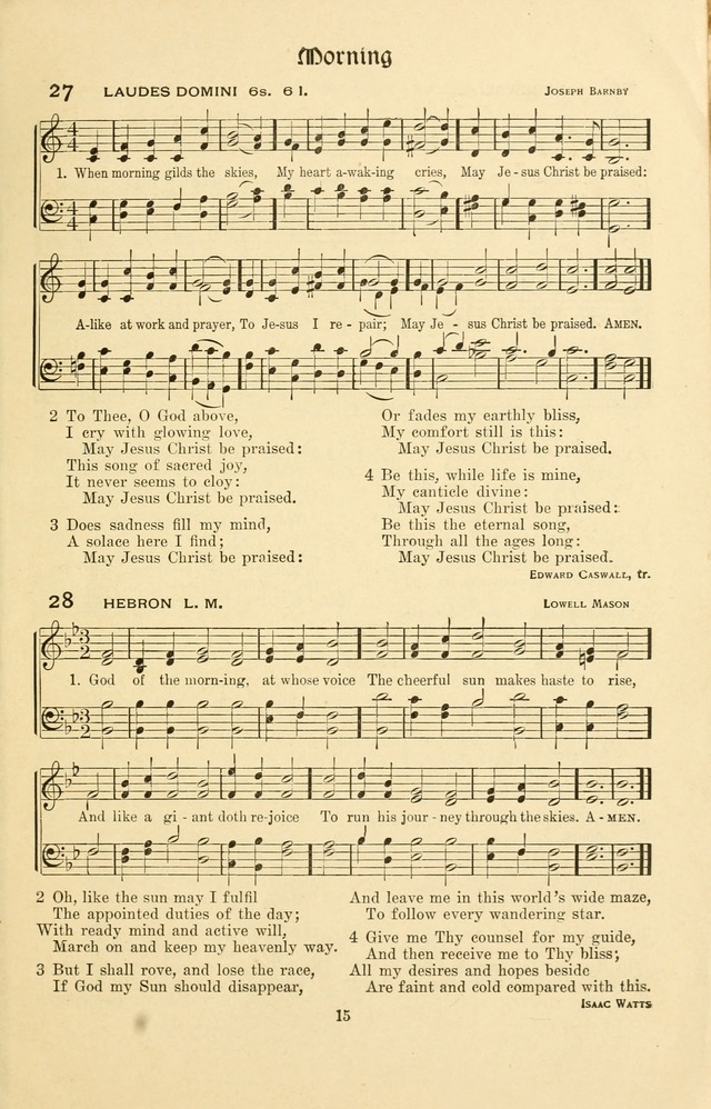 Montreat Hymns: psalms and gospel songs with responsive scripture readings page 15