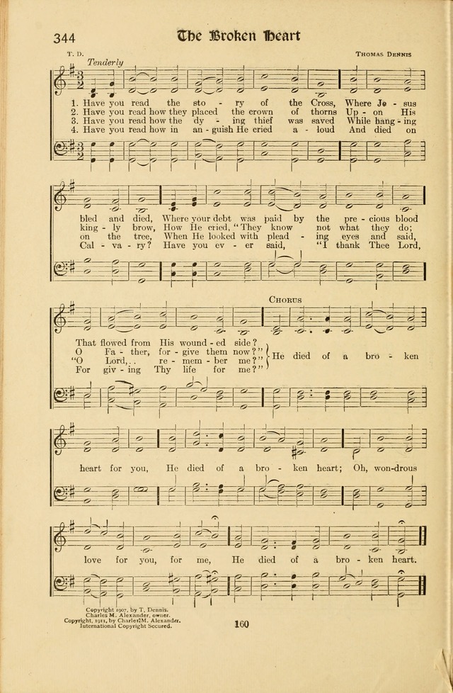 Montreat Hymns: psalms and gospel songs with responsive scripture readings page 160