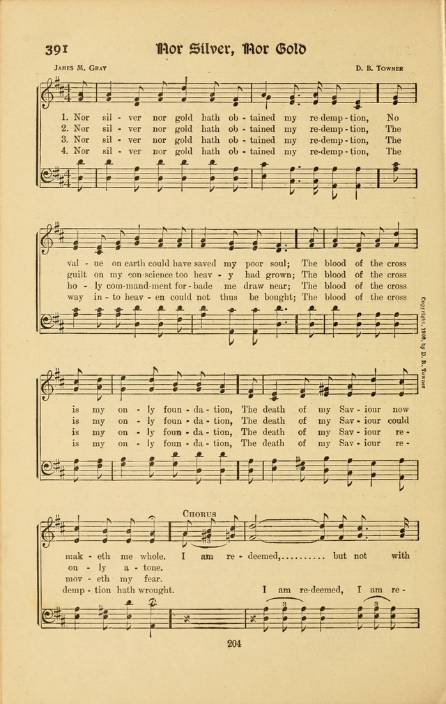 Montreat Hymns: psalms and gospel songs with responsive scripture readings page 204