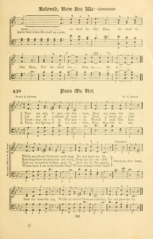 Montreat Hymns: psalms and gospel songs with responsive scripture readings page 241