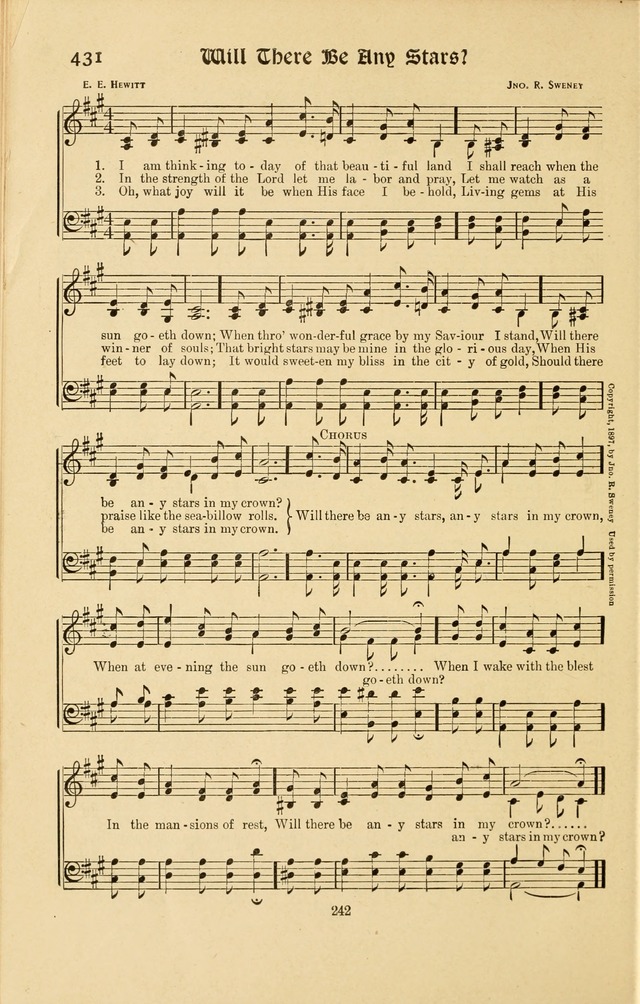 Montreat Hymns: psalms and gospel songs with responsive scripture readings page 242