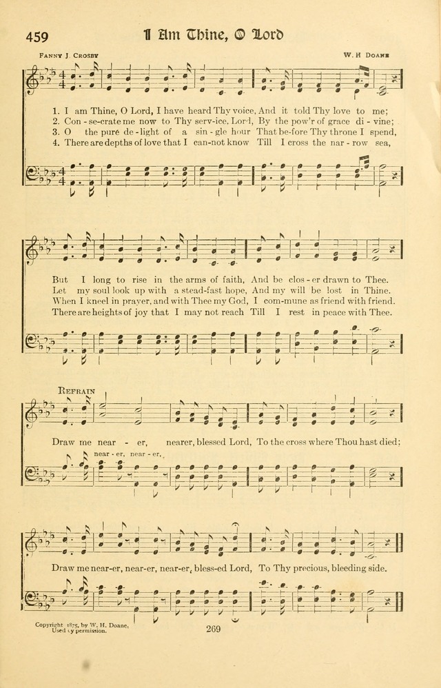 Montreat Hymns: psalms and gospel songs with responsive scripture readings page 269