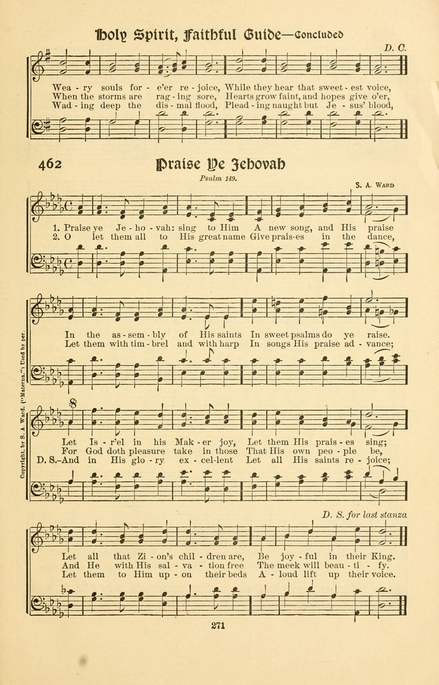 Montreat Hymns: psalms and gospel songs with responsive scripture readings page 271