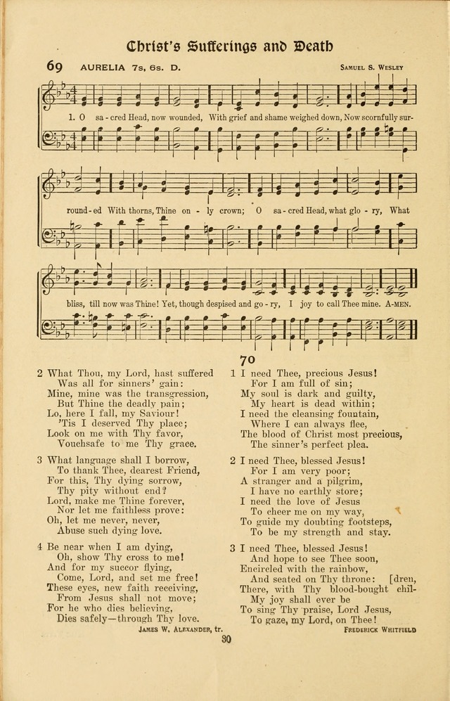 Montreat Hymns: psalms and gospel songs with responsive scripture readings page 30