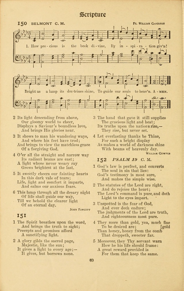 Montreat Hymns: psalms and gospel songs with responsive scripture readings page 60