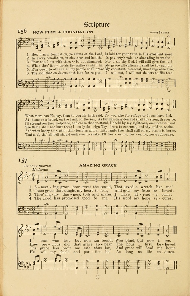 Montreat Hymns: psalms and gospel songs with responsive scripture readings page 62