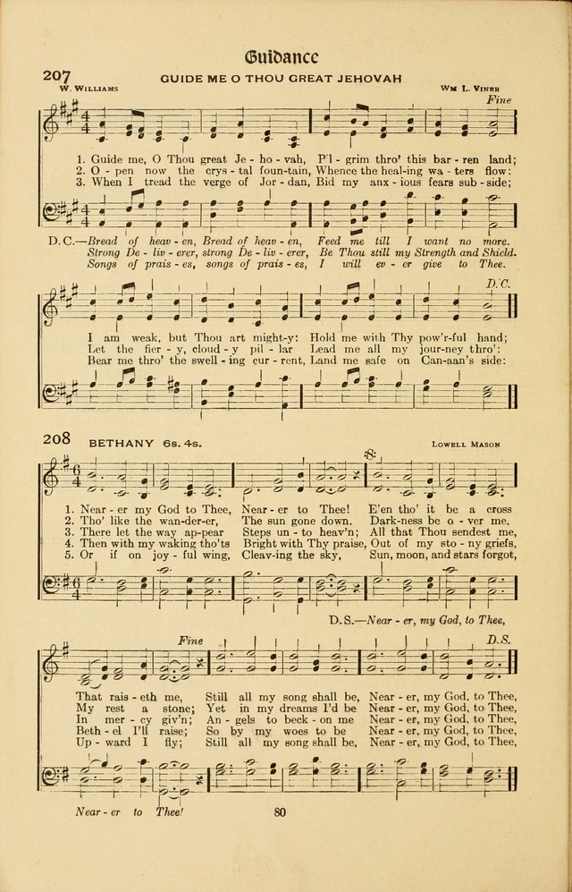 Montreat Hymns: psalms and gospel songs with responsive scripture readings page 80