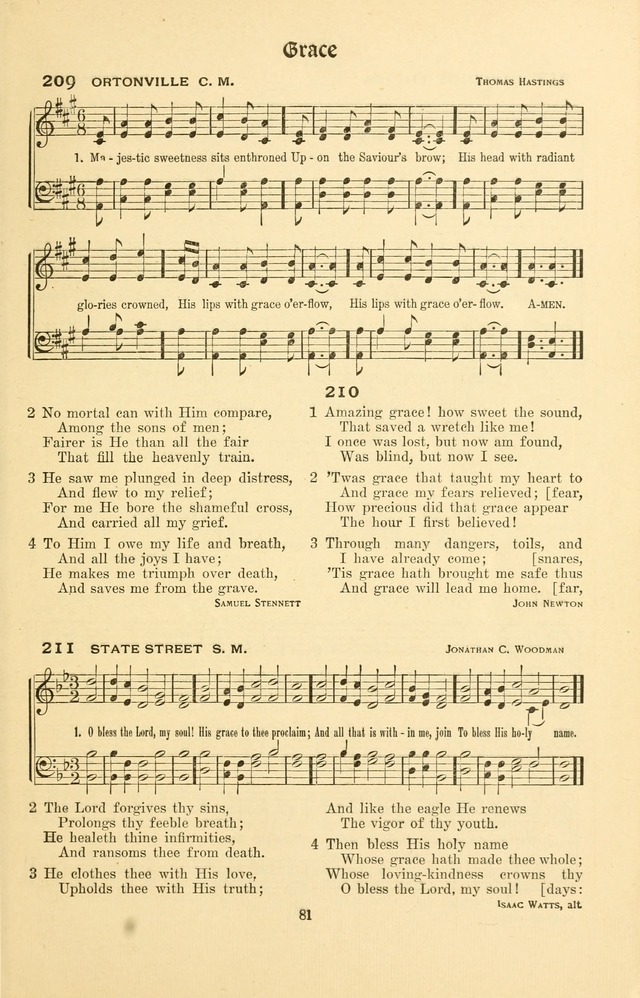 Montreat Hymns: psalms and gospel songs with responsive scripture readings page 81