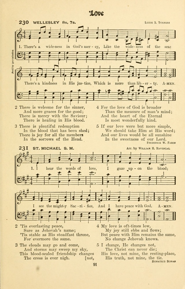 Montreat Hymns: psalms and gospel songs with responsive scripture readings page 91