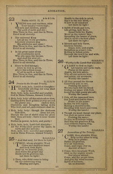 Methodist Hymn-Book page 12