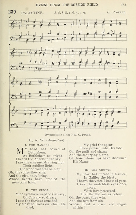 A Missionary Hymn Book page 221