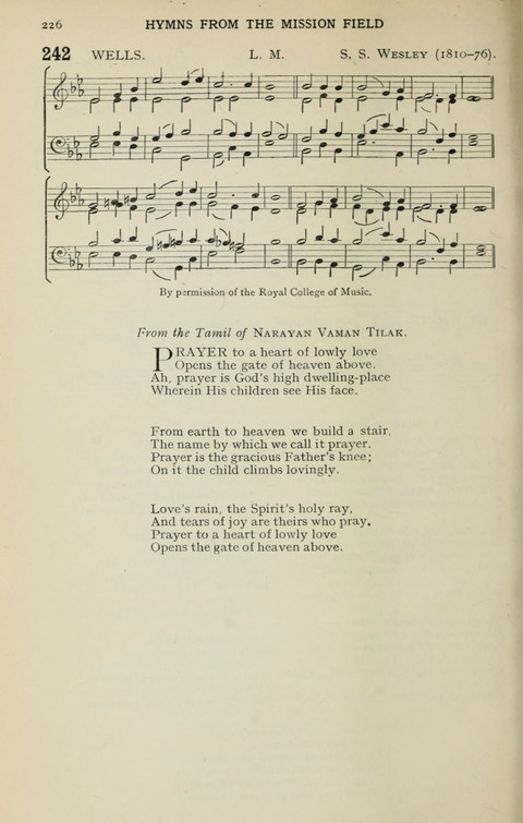 A Missionary Hymn Book page 224