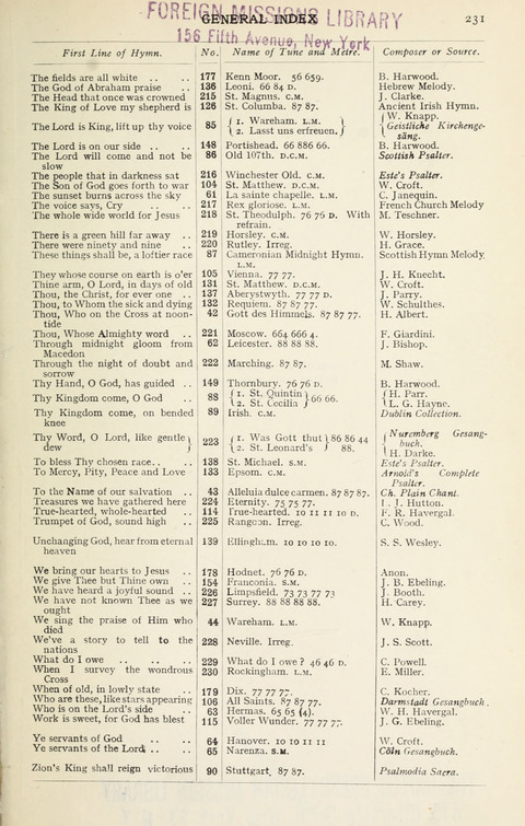 A Missionary Hymn Book page 229