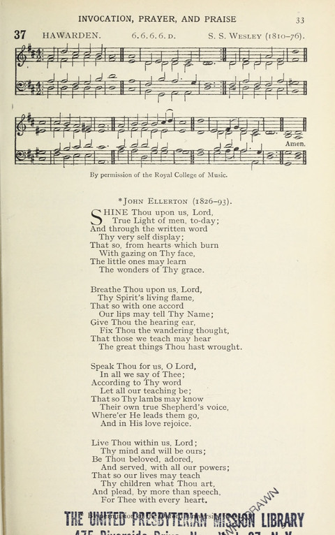 A Missionary Hymn Book page 29