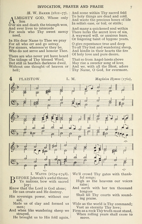 A Missionary Hymn Book page 3