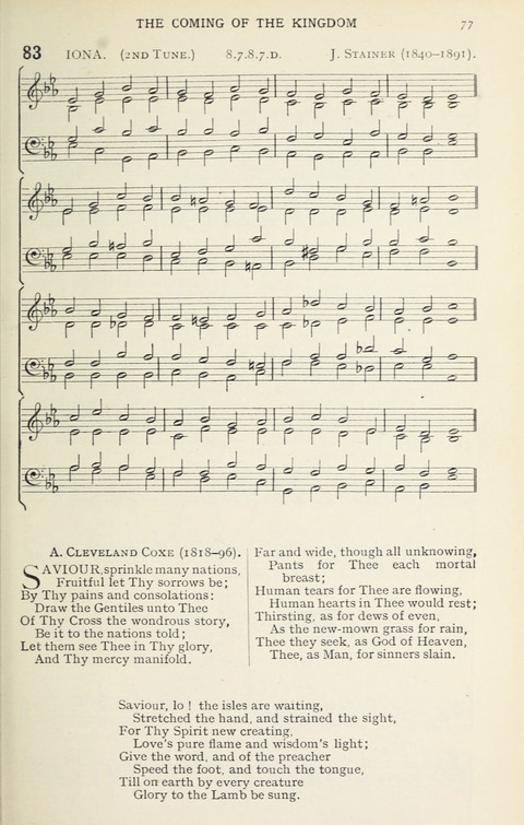 A Missionary Hymn Book page 73