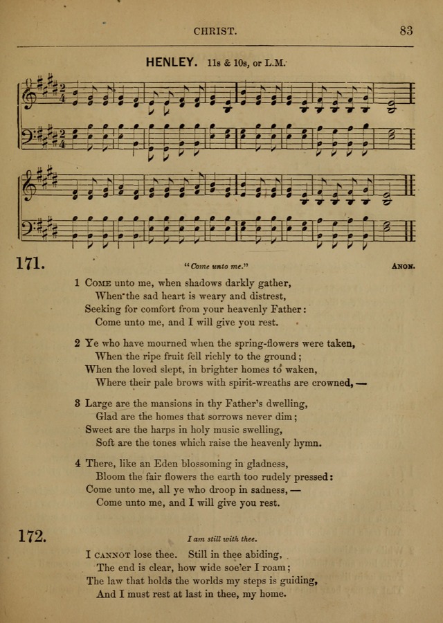 Melodies and Hymns for Divine Service in Appleton Chapel page 79