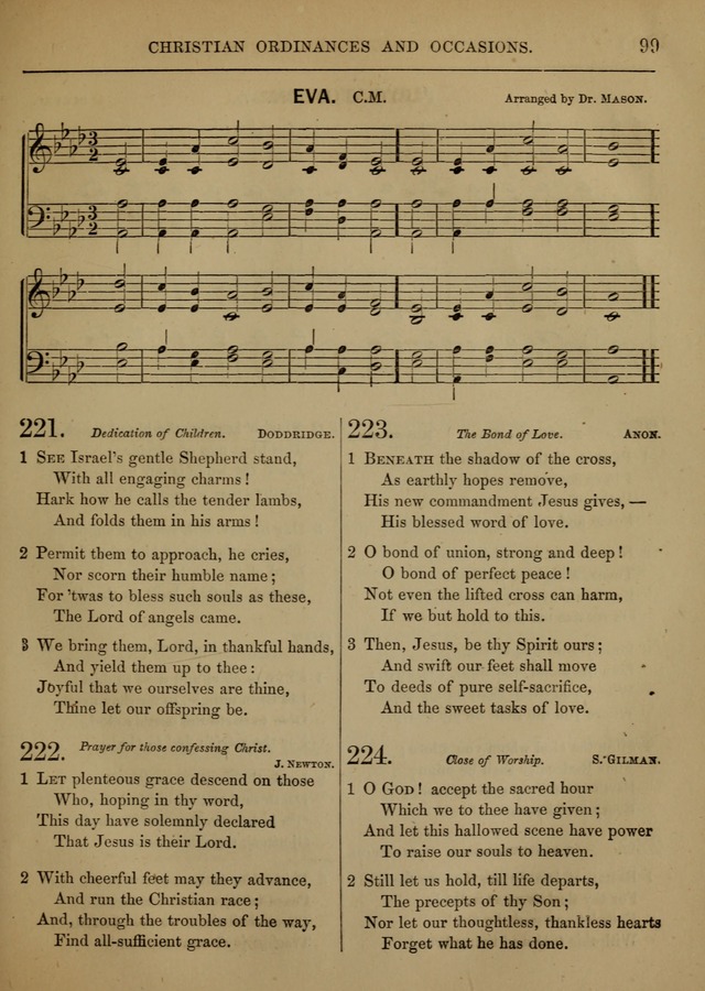 Melodies and Hymns for Divine Service in Appleton Chapel page 95