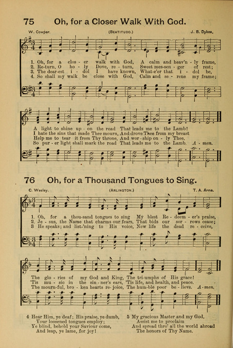 The Mission Hymnal. (Enlarged Edition) page 72