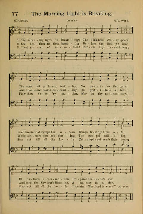 The Mission Hymnal. (Enlarged Edition) page 73