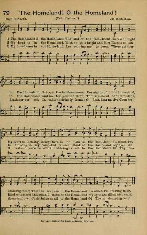 The Mission Hymnal. (Enlarged Edition) page 75