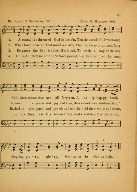 Missionary Hymnal: for the use of junior and juvenile missionary socieites page 101