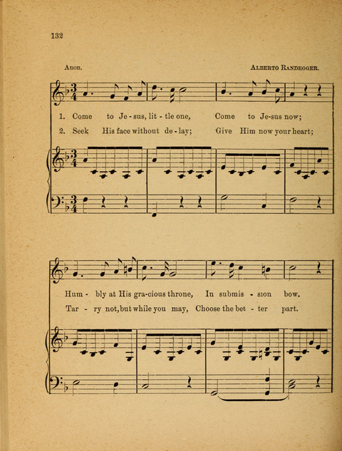 Missionary Hymnal: for the use of junior and juvenile missionary socieites page 132