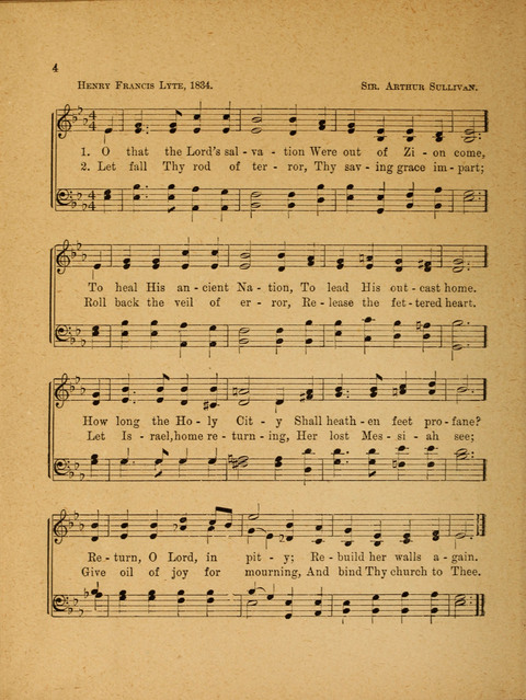 Missionary Hymnal: for the use of junior and juvenile missionary socieites page 4