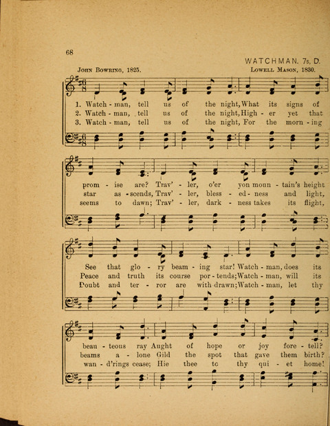 Missionary Hymnal: for the use of junior and juvenile missionary socieites page 68