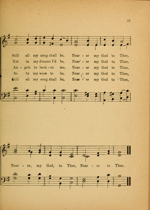 Missionary Hymnal: for the use of junior and juvenile missionary socieites page 81