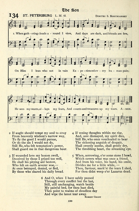 The Methodist Hymnal: Official hymnal of the methodist episcopal church and the methodist episcopal church, south page 100