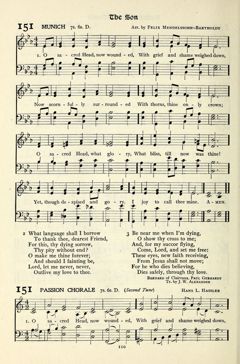 The Methodist Hymnal: Official hymnal of the methodist episcopal church and the methodist episcopal church, south page 110
