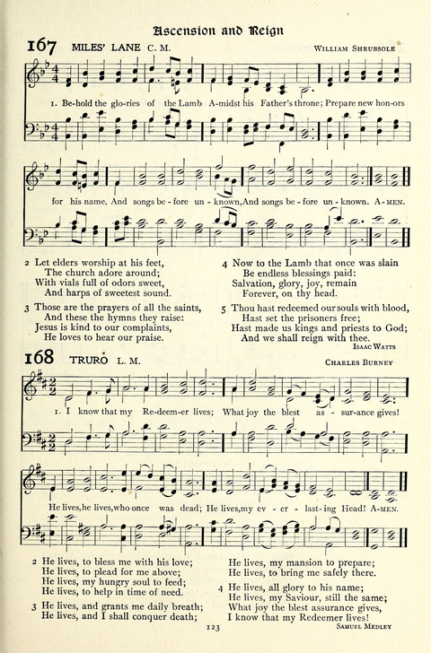 The Methodist Hymnal: Official hymnal of the methodist episcopal church and the methodist episcopal church, south page 123