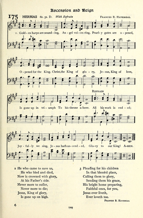The Methodist Hymnal: Official hymnal of the methodist episcopal church and the methodist episcopal church, south page 129