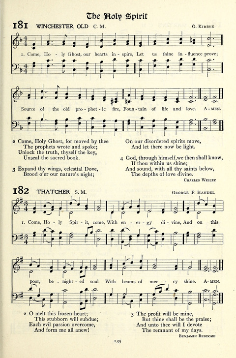 The Methodist Hymnal: Official hymnal of the methodist episcopal church and the methodist episcopal church, south page 135