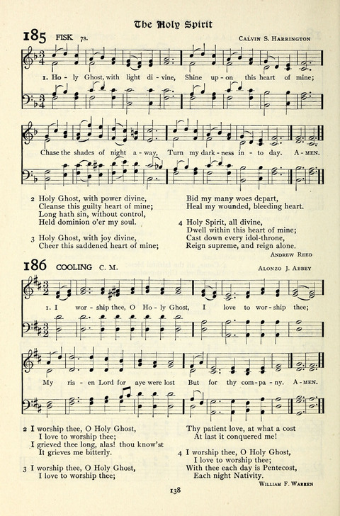 The Methodist Hymnal: Official hymnal of the methodist episcopal church and the methodist episcopal church, south page 138