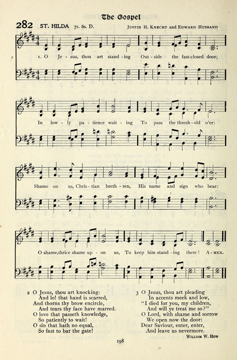 The Methodist Hymnal: Official hymnal of the methodist episcopal church and the methodist episcopal church, south page 198
