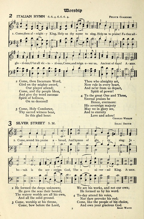 The Methodist Hymnal: Official hymnal of the methodist episcopal church and the methodist episcopal church, south page 2