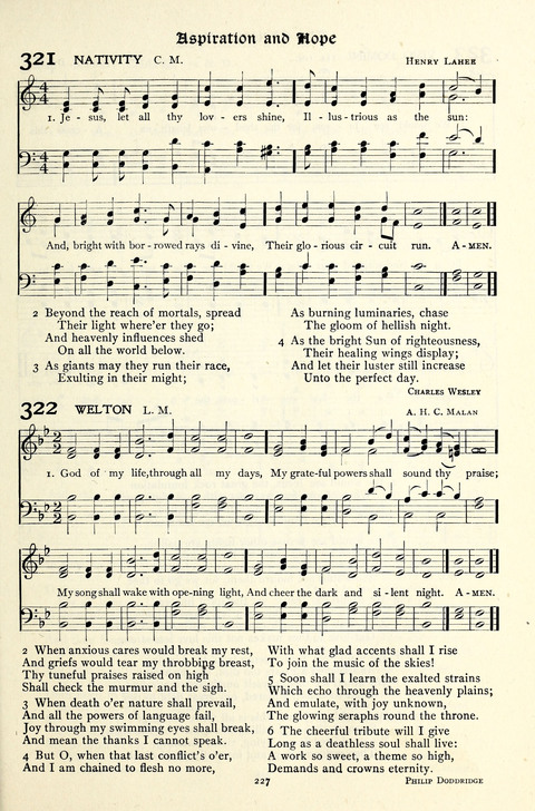 The Methodist Hymnal: Official hymnal of the methodist episcopal church and the methodist episcopal church, south page 227