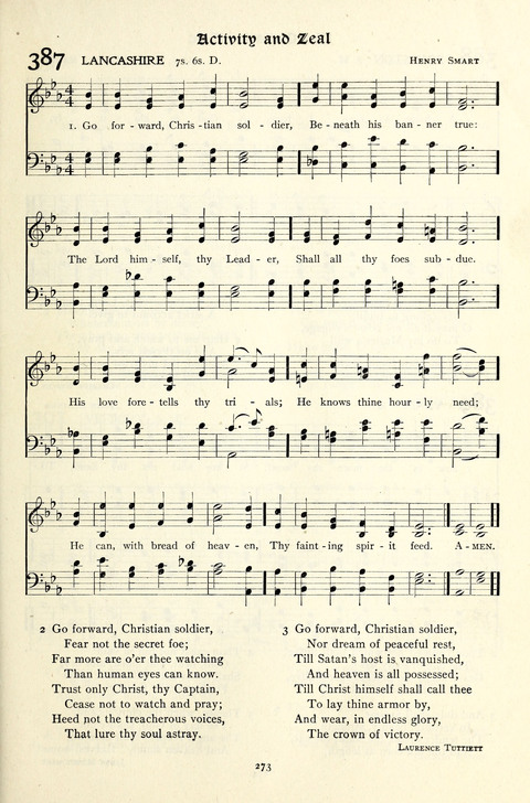 The Methodist Hymnal: Official hymnal of the methodist episcopal church and the methodist episcopal church, south page 273
