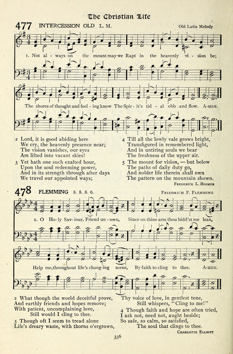 The Methodist Hymnal: Official hymnal of the methodist episcopal church and the methodist episcopal church, south page 336