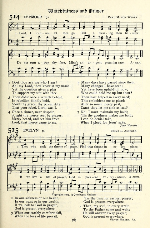 The Methodist Hymnal: Official hymnal of the methodist episcopal church and the methodist episcopal church, south page 363