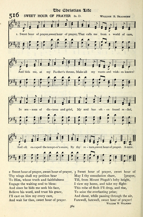 The Methodist Hymnal: Official hymnal of the methodist episcopal church and the methodist episcopal church, south page 364