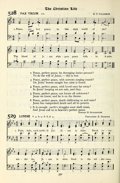 The Methodist Hymnal: Official hymnal of the methodist episcopal church and the methodist episcopal church, south page 372