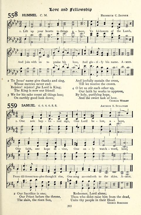 The Methodist Hymnal: Official hymnal of the methodist episcopal church and the methodist episcopal church, south page 393
