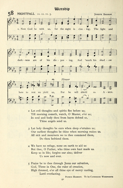 The Methodist Hymnal: Official hymnal of the methodist episcopal church and the methodist episcopal church, south page 40